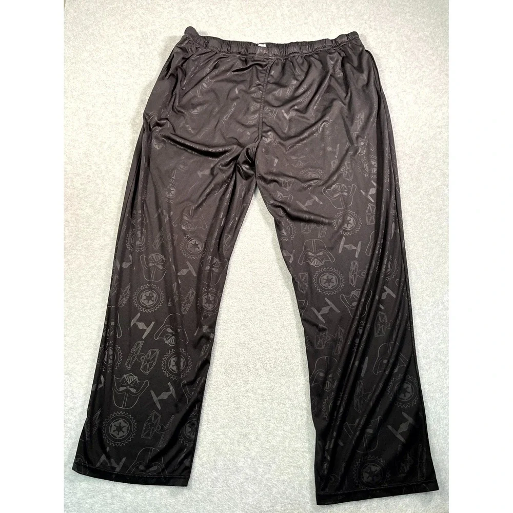 Star Wars Pajama Pants Mens 2XL Black Darth Vader Galactic‎ Empire Graphic Print